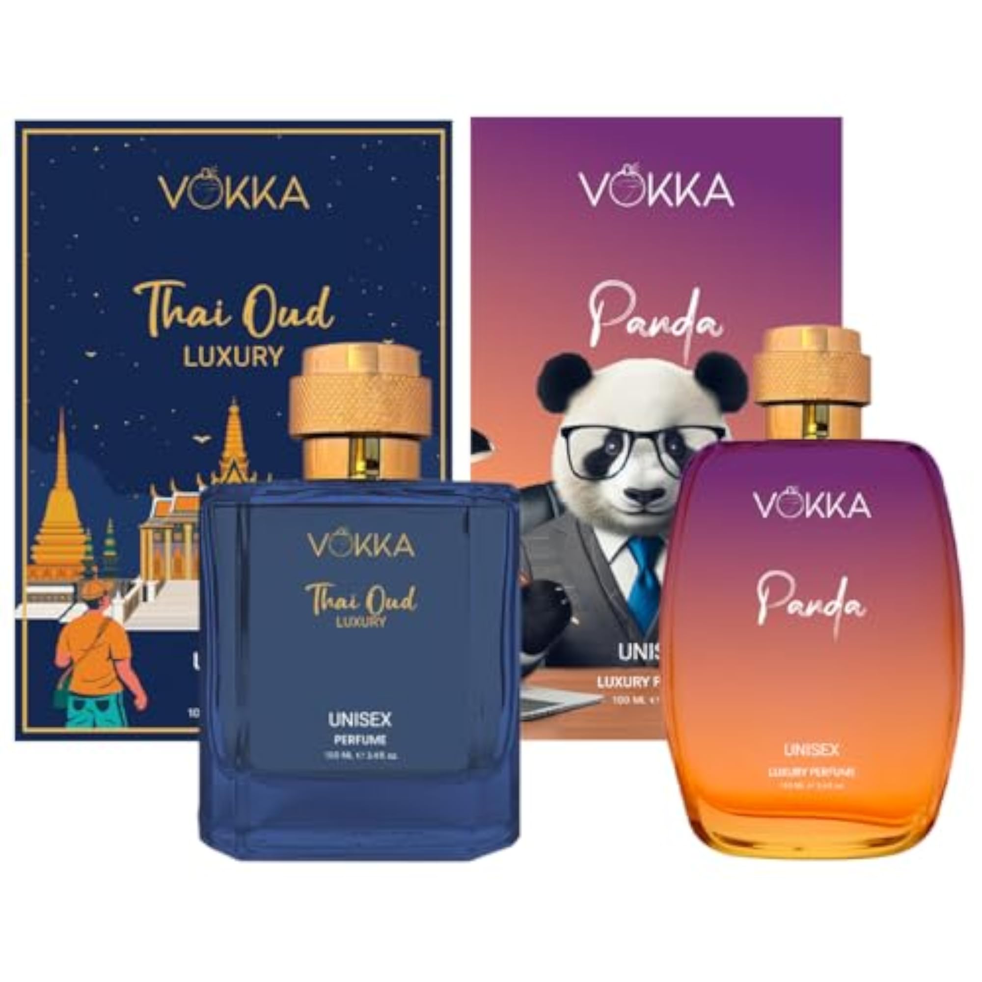 Thai Oud & Panda Perfume Gift Set, Unisex